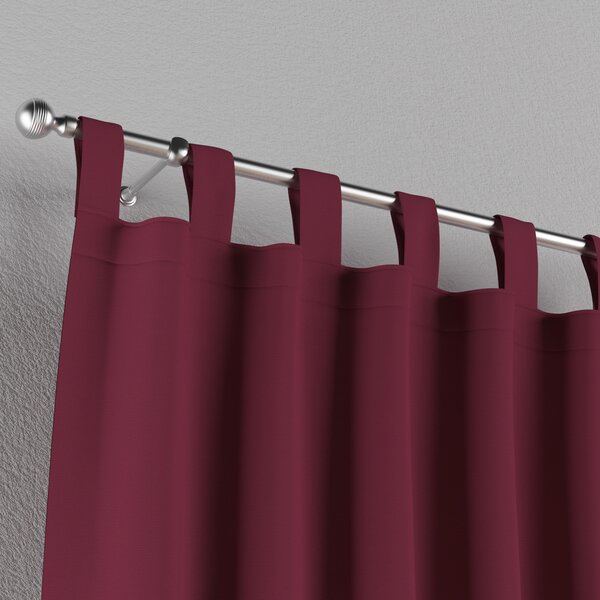 Tab top curtain