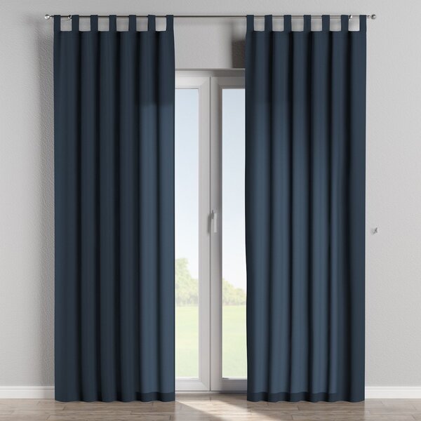Tab top curtain