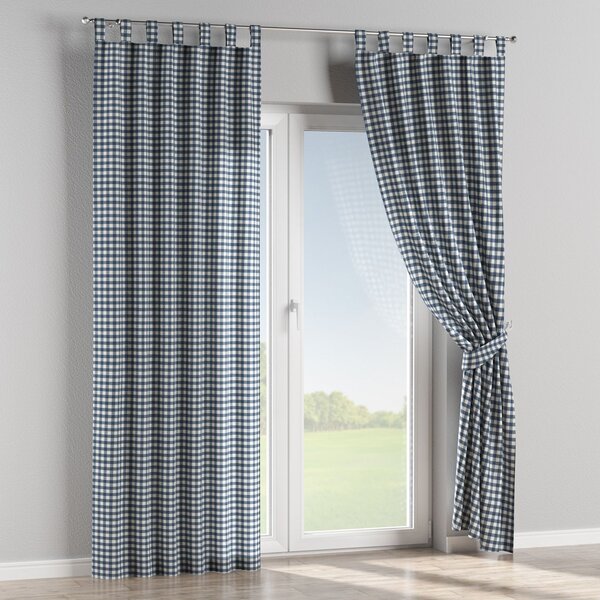 Tab top curtain