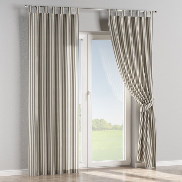 Tab top curtain