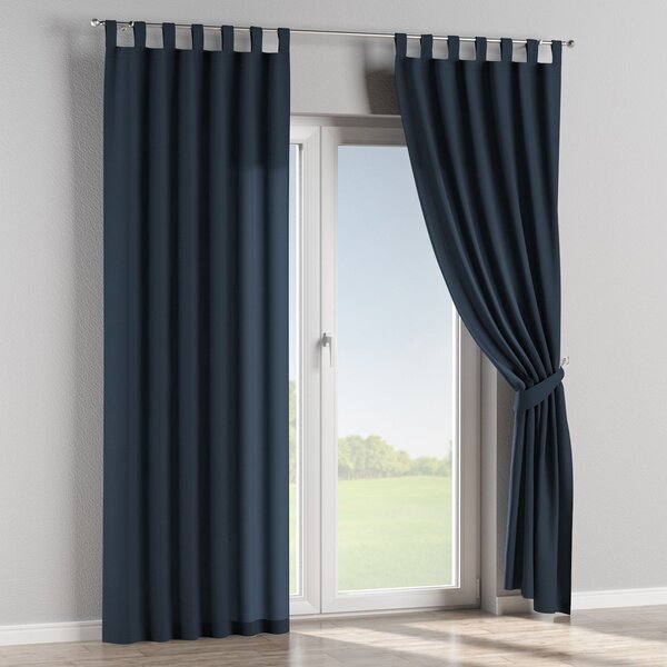 Tab top curtain