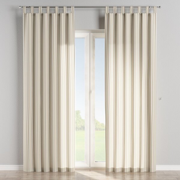 Tab top curtain