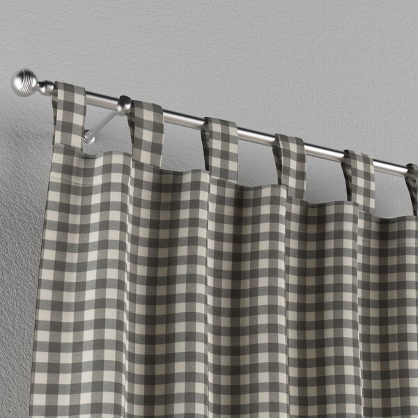 Tab top curtain