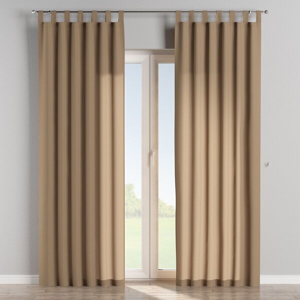 Tab top curtain