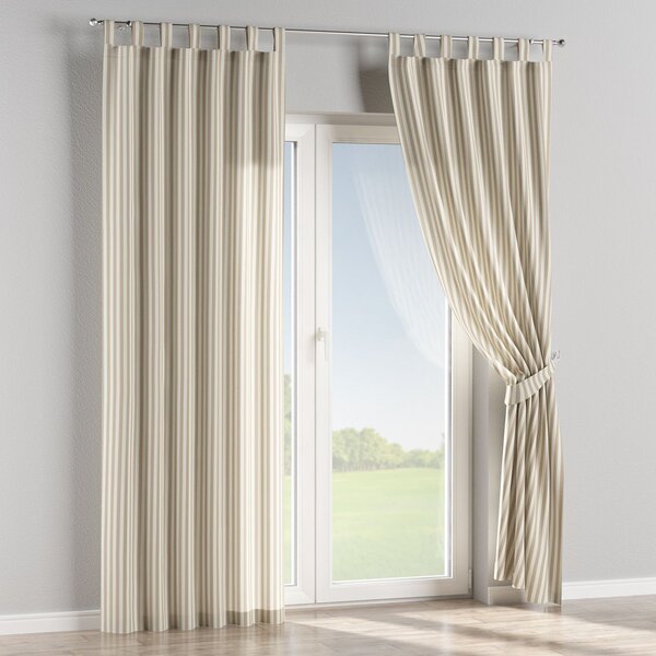 Tab top curtain