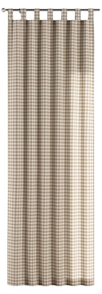 Tab top curtain