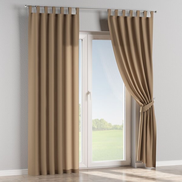 Tab top curtain