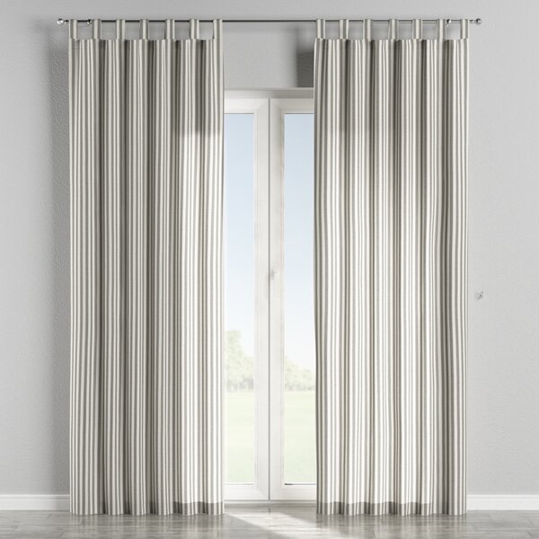 Tab top curtain