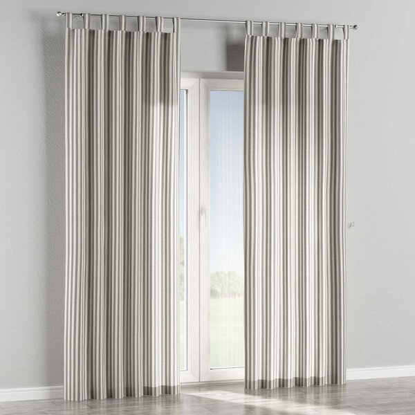 Tab top curtain