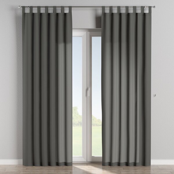 Tab top curtain