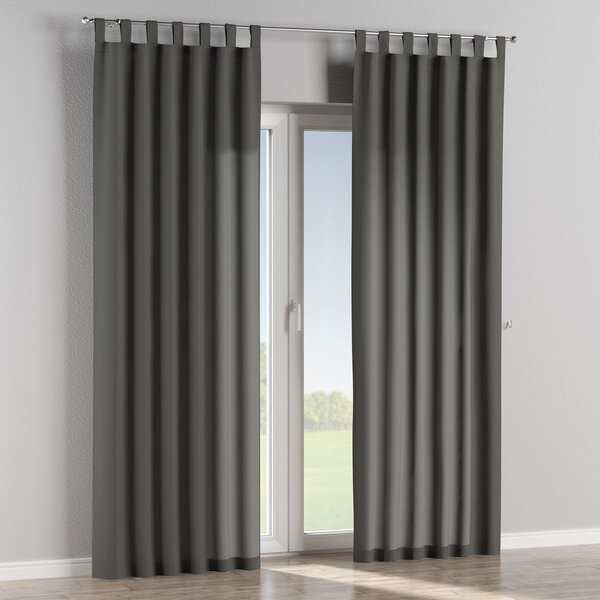 Tab top curtain