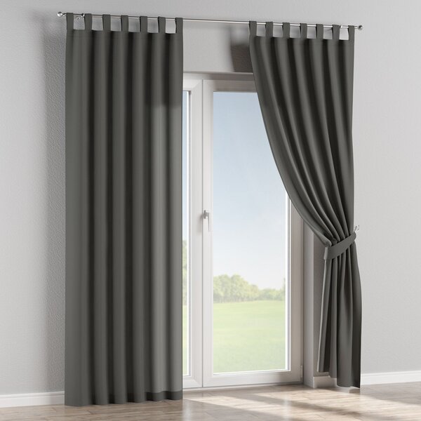 Tab top curtain