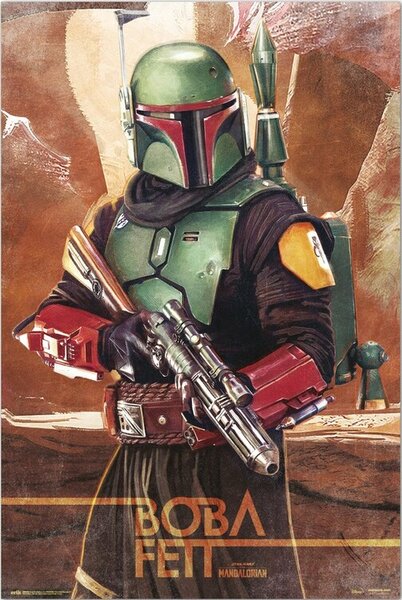 Poster Star Wars: The Mandalorian - Boba Fett, (61 x 91.5 cm)