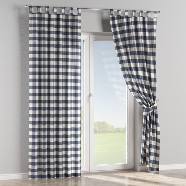 Tab top curtain