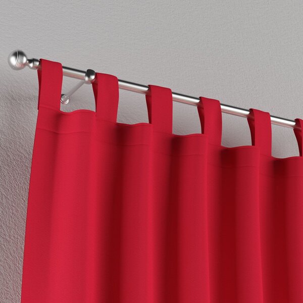 Tab top curtain