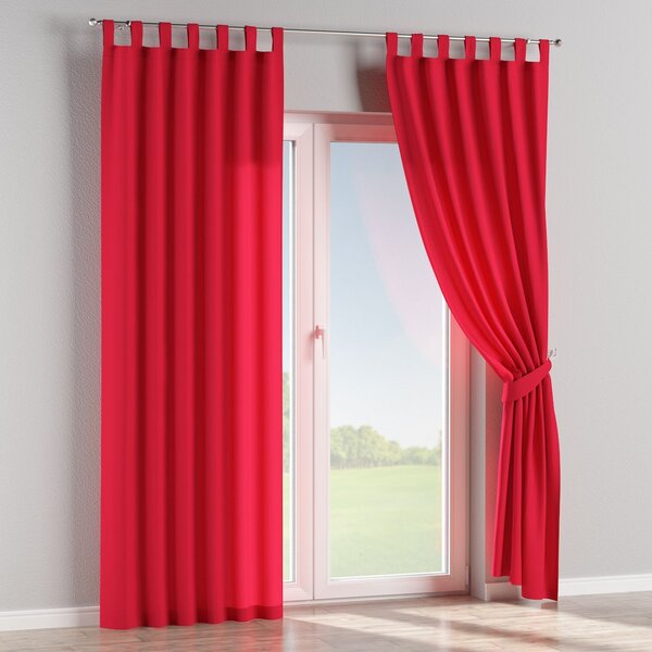 Tab top curtain