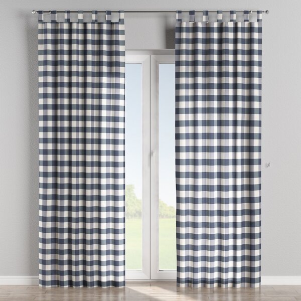 Tab top curtain