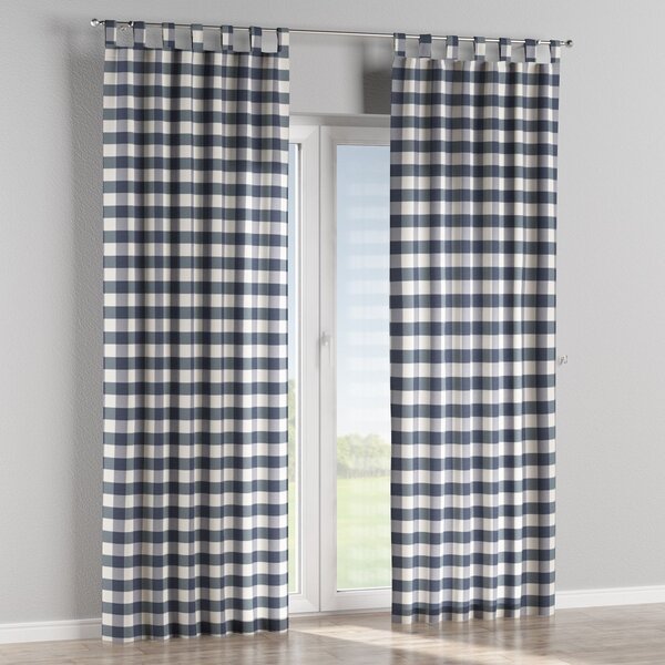 Tab top curtain