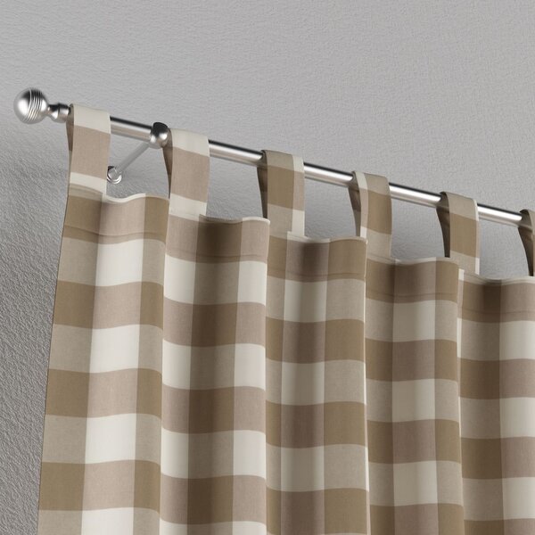 Tab top curtain