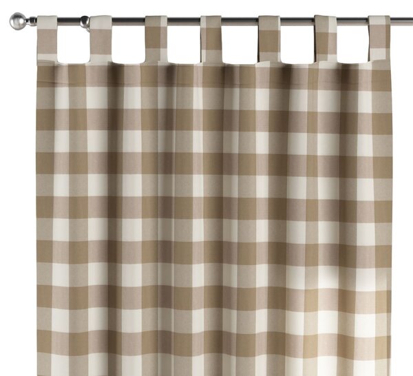 Tab top curtain