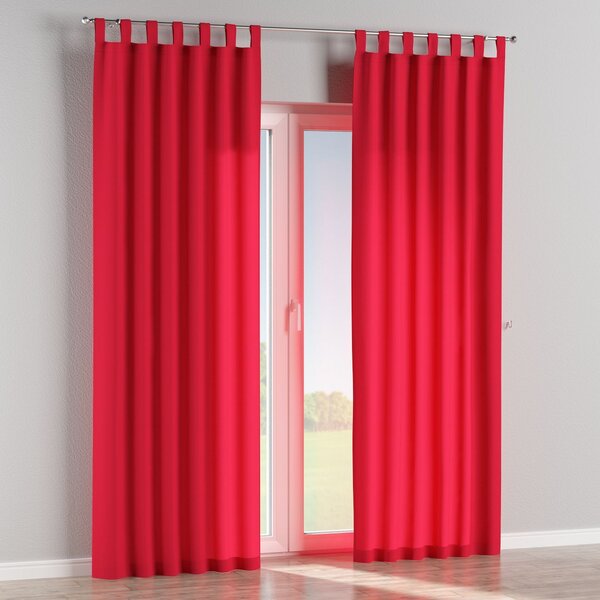 Tab top curtain