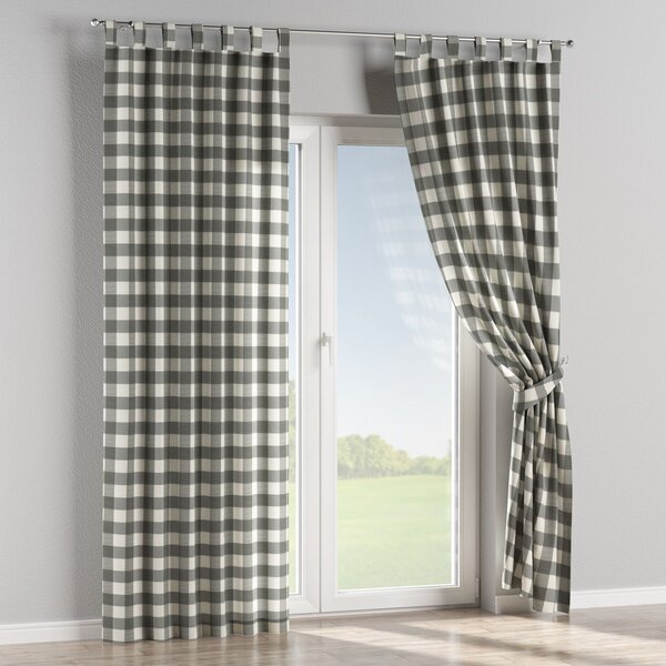 Tab top curtain