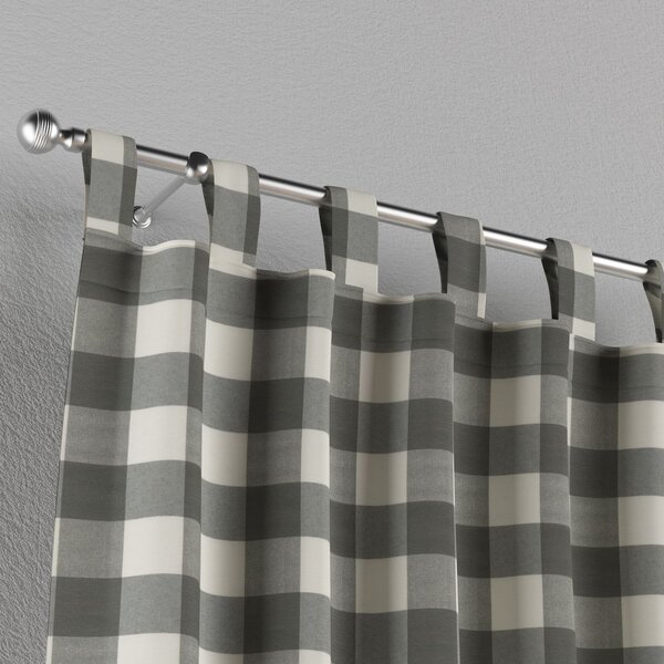 Tab top curtain