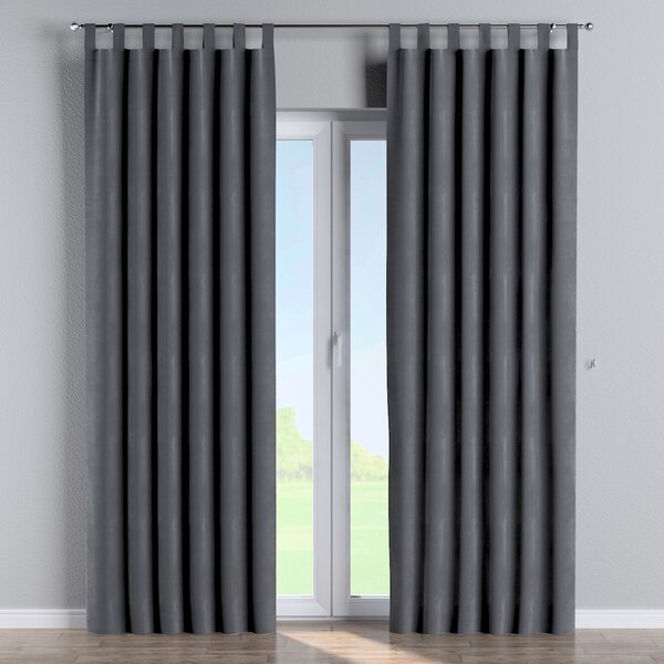 Tab top curtain