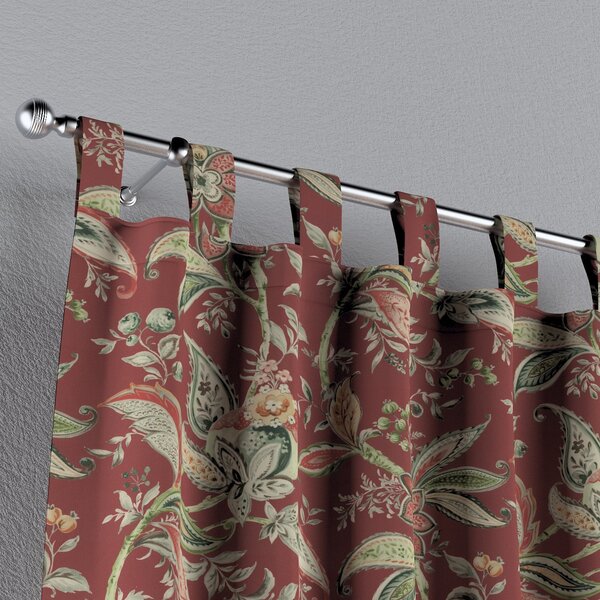 Tab top curtain