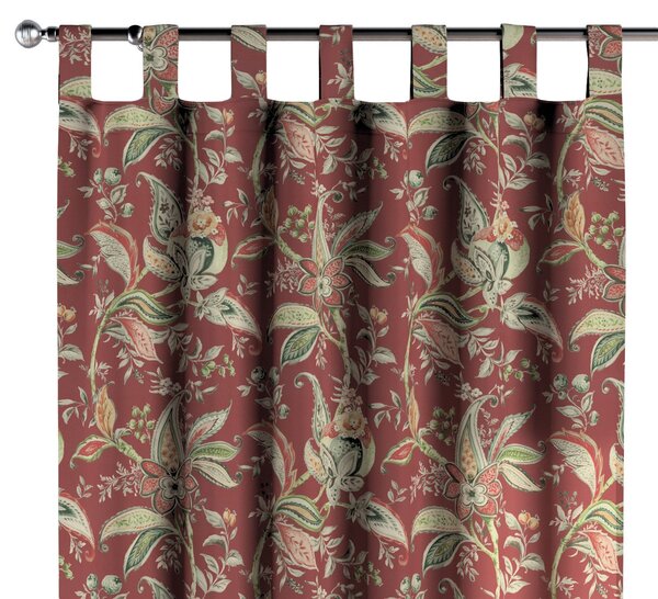 Tab top curtain