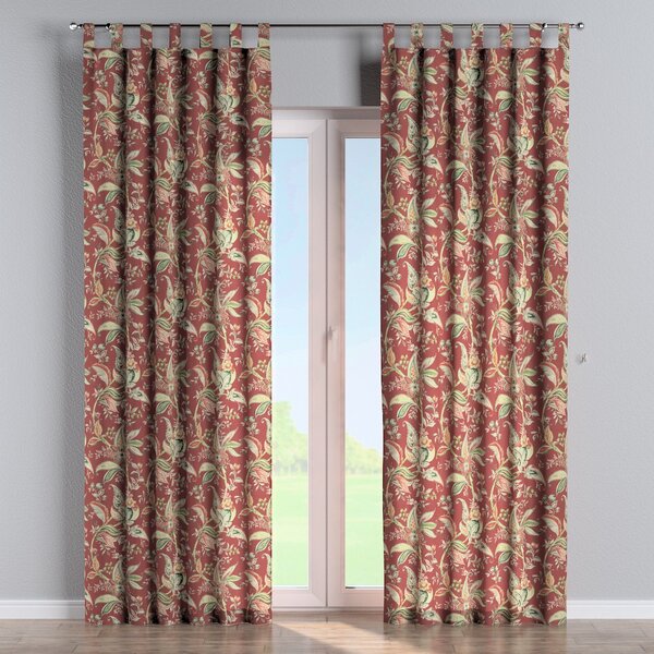 Tab top curtain
