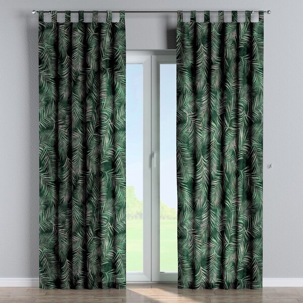 Tab top curtain