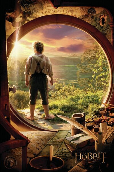 Art Poster The Hobbit - An Unexpected Journey, (26.7 x 40 cm)