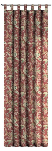 Tab top curtain