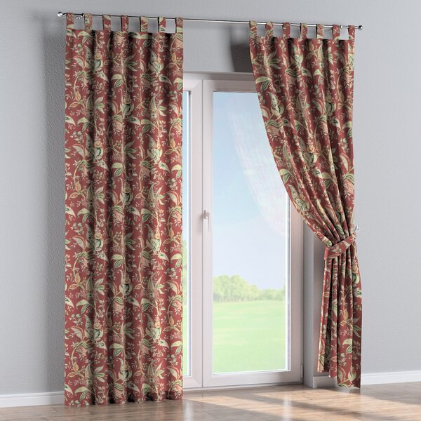 Tab top curtain