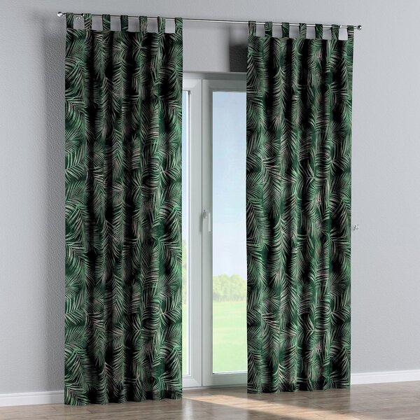 Tab top curtain
