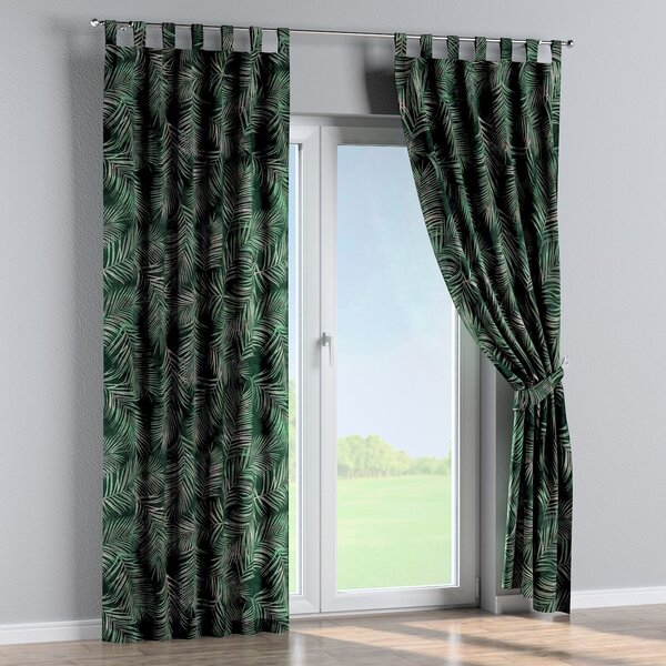 Tab top curtain