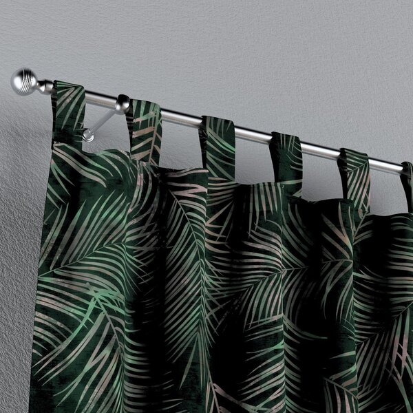 Tab top curtain
