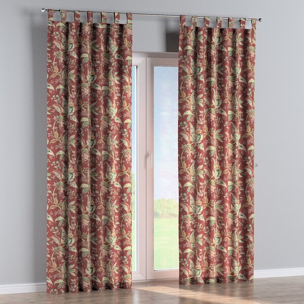 Tab top curtain