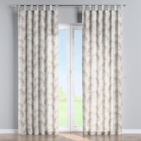 Tab top curtain