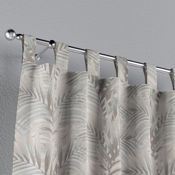 Tab top curtain