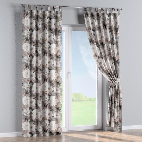 Tab top curtain