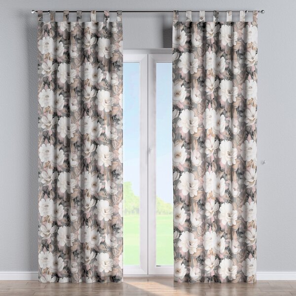 Tab top curtain