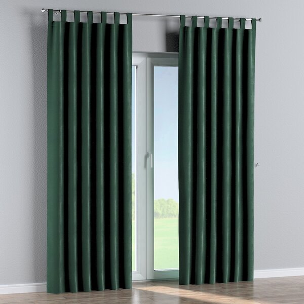 Tab top curtain