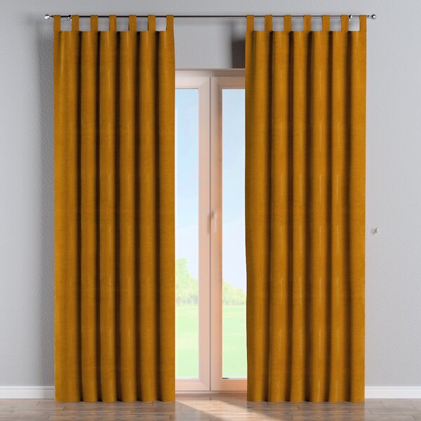 Tab top curtain