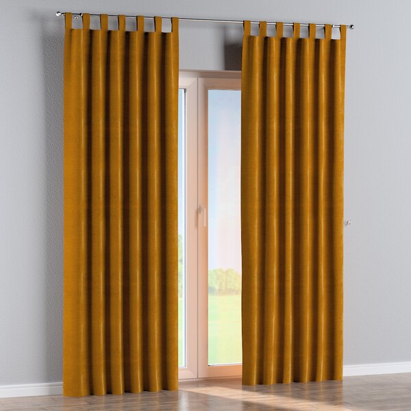 Tab top curtain