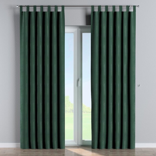 Tab top curtain