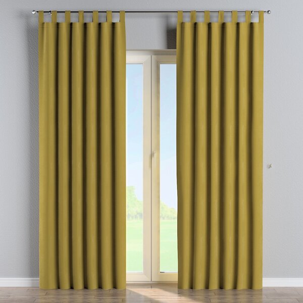 Tab top curtain