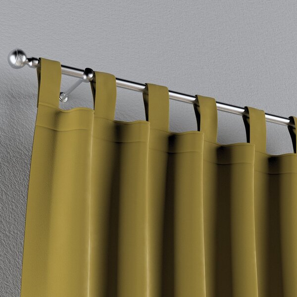 Tab top curtain