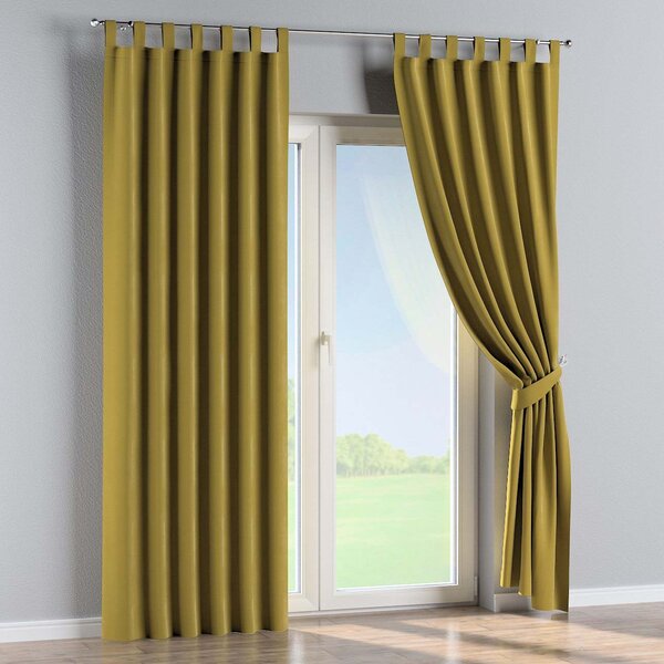 Tab top curtain